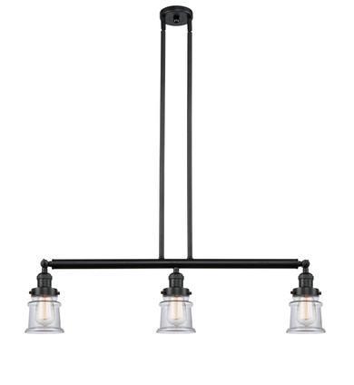 Linear/Island 3 Light Bar by Innovations ( 405 | 213-BK-G182S-LED Franklin Restoration ) 