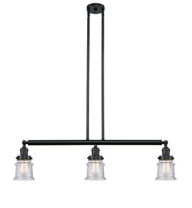 Linear/Island 3 Light Bar by Innovations ( 405 | 213-BK-G184S Franklin Restoration ) 