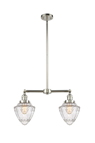 Linear/Island 2 Light Bar by Innovations ( 405 | 209-PN-G664-7-LED Franklin Restoration ) 