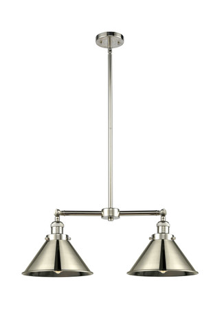 Linear/Island 2 Light Bar by Innovations ( 405 | 209-PN-M10-PN-LED Franklin Restoration ) 