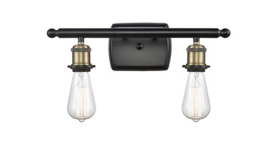 Bathroom Fixtures Two Lights by Innovations ( 405 | 516-2W-BAB-LED Ballston ) 