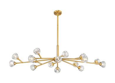 Large Chandeliers Geometric/Linear by Innovations ( 405 | 465-16I-BB-G465-CL Ballston Urban ) 