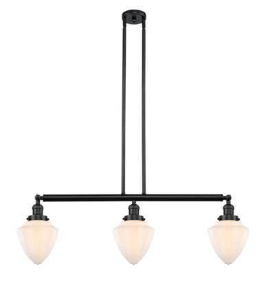 Linear/Island 3 Light Bar by Innovations ( 405 | 213-BK-G661-7 Franklin Restoration ) 