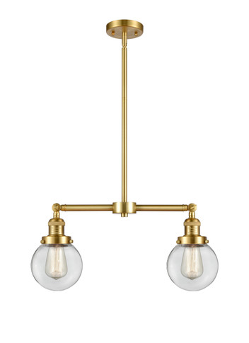 Linear/Island 2 Light Bar by Innovations ( 405 | 209-SG-G202-6 Franklin Restoration ) 