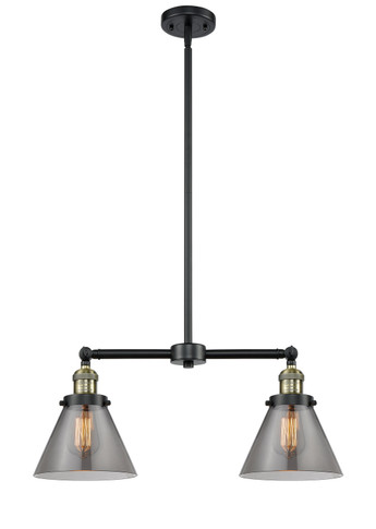 Mid. Chandeliers Glass Down by Innovations ( 405 | 209-BAB-G43-LED Franklin Restoration ) 