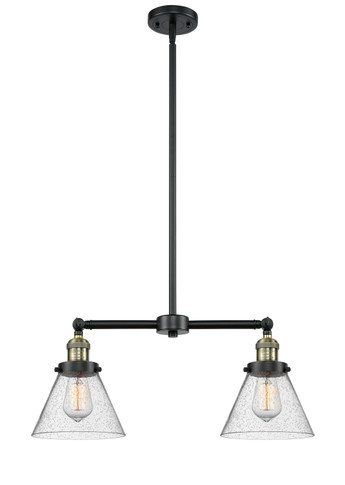 Mid. Chandeliers Glass Down by Innovations ( 405 | 209-BAB-G44 Franklin Restoration ) 