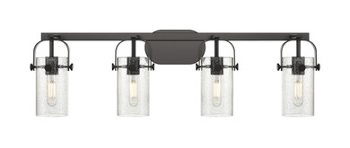 Bathroom Fixtures Four Lights by Innovations ( 405 | 423-4W-BK-G423-7SDY Downtown Urban ) 