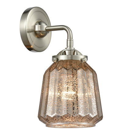 Sconces Single Glass by Innovations ( 405 | 284-1W-SN-G146 Nouveau ) 