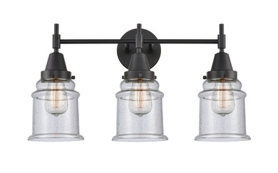 Bathroom Fixtures Three Lights by Innovations ( 405 | 447-3W-BK-G184-LED Caden ) 
