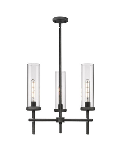 Mini Chandeliers Glass Shade by Innovations ( 405 | 471-3CR-WZ-G471-12CL Downtown Urban ) 