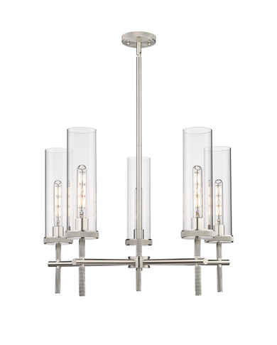 Mid. Chandeliers Glass Up by Innovations ( 405 | 471-5CR-SN-G471-12CL Downtown Urban ) 