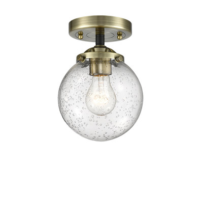 Semi-Flush Mts. Glass Down by Innovations ( 405 | 284-1C-BAB-G204-6 Nouveau ) 