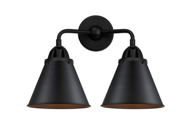 Bathroom Fixtures Two Lights by Innovations ( 405 | 288-2W-BK-M13-BK-LED Nouveau 2 ) 