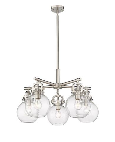 Mid. Chandeliers Glass Down by Innovations ( 405 | 410-5CR-SN-G410-7CL Downtown Urban ) 