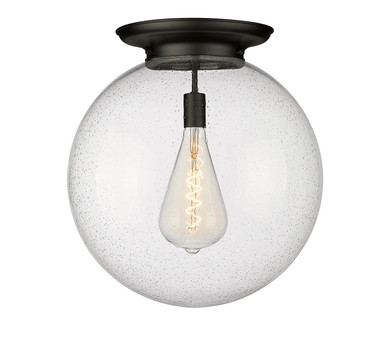 Flush Mounts Glass Down by Innovations ( 405 | 221-1F-BK-G204-18 Essex ) 