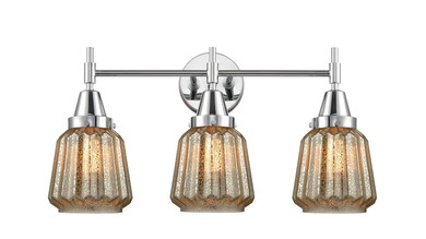 Bathroom Fixtures Three Lights by Innovations ( 405 | 447-3W-PC-G146-LED Caden ) 