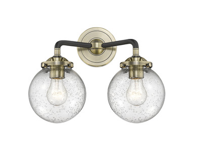 Bathroom Fixtures Two Lights by Innovations ( 405 | 284-2W-BAB-G204-6-LED Nouveau ) 