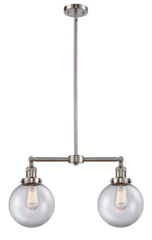 Linear/Island 2 Light Bar by Innovations ( 405 | 209-SN-G202-8-LED Franklin Restoration ) 