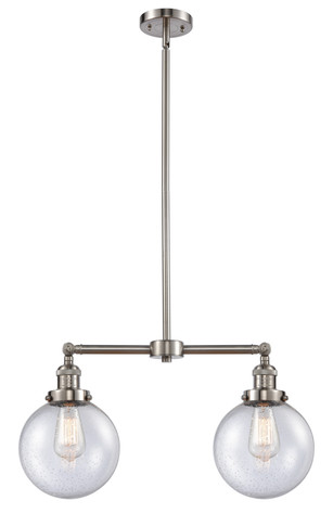 Linear/Island 2 Light Bar by Innovations ( 405 | 209-SN-G204-8 Franklin Restoration ) 