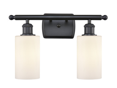 Bathroom Fixtures Two Lights by Innovations ( 405 | 516-2W-BK-G801-LED Ballston ) 