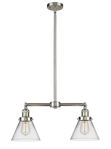 Mid. Chandeliers Glass Down by Innovations ( 405 | 209-SN-G42-LED Franklin Restoration ) 