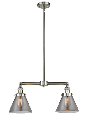 Mid. Chandeliers Glass Down by Innovations ( 405 | 209-SN-G43-LED Franklin Restoration ) 