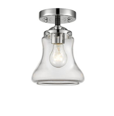 Semi-Flush Mts. Glass Down by Innovations ( 405 | 284-1C-BPN-G192-LED Nouveau ) 