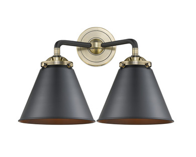 Bathroom Fixtures Two Lights by Innovations ( 405 | 284-2W-BAB-M13-BK-LED Nouveau ) 