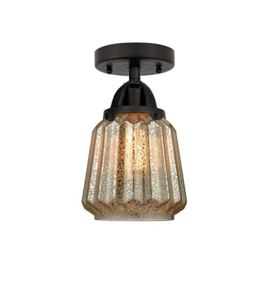 Semi-Flush Mts. Glass Down by Innovations ( 405 | 288-1C-BK-G146-LED Nouveau 2 ) 