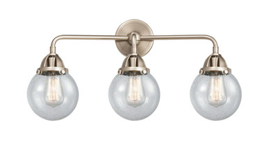 Bathroom Fixtures Three Lights by Innovations ( 405 | 288-3W-SN-G204-6 Nouveau 2 ) 