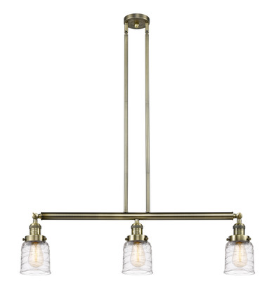 Linear/Island 3 Light Bar by Innovations ( 405 | 213-AB-G513 Franklin Restoration ) 