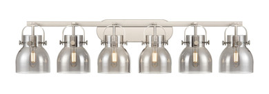Bathroom Fixtures Five+Lights by Innovations ( 405 | 423-6W-SN-G412-6SM Downtown Urban ) 