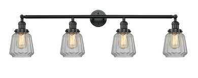 Bathroom Fixtures Four Lights by Innovations ( 405 | 215-BK-G142-LED Franklin Restoration ) 