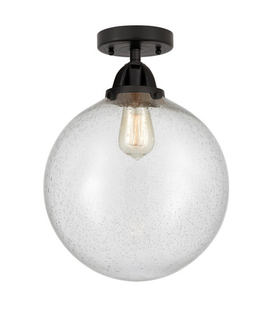Semi-Flush Mts. Cage by Innovations ( 405 | 288-1C-BK-G204-12-LED Nouveau 2 ) 