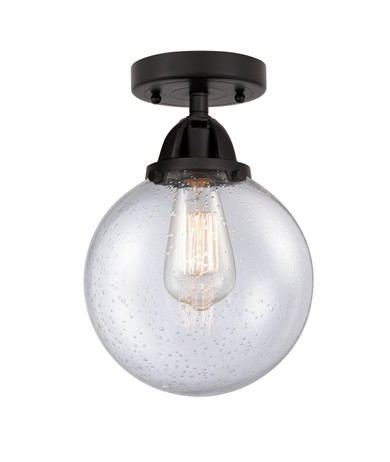 Semi-Flush Mts. Cage by Innovations ( 405 | 288-1C-BK-G204-8-LED Nouveau 2 ) 