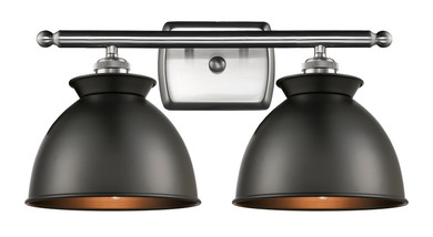 Bathroom Fixtures Two Lights by Innovations ( 405 | 516-2W-SN-M14-BK Ballston ) 