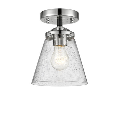 Semi-Flush Mts. Glass Down by Innovations ( 405 | 284-1C-BPN-G64-LED Nouveau ) 