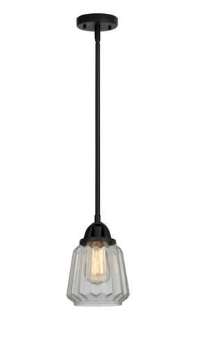 Mini Pendants Glass Down by Innovations ( 405 | 288-1S-BK-G142-LED Nouveau 2 ) 