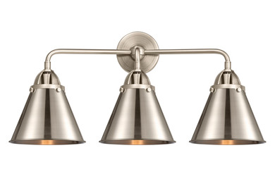 Bathroom Fixtures Three Lights by Innovations ( 405 | 288-3W-SN-M13-SN-LED Nouveau 2 ) 