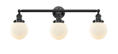 Bathroom Fixtures Three Lights by Innovations ( 405 | 205-OB-G201-6 Franklin Restoration ) 