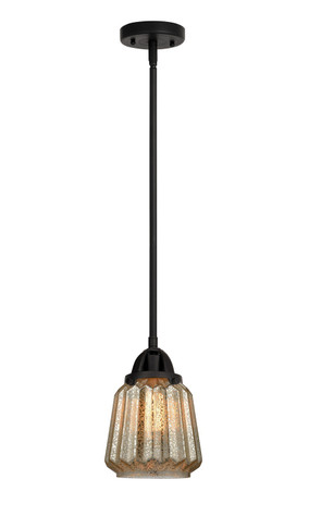 Mini Pendants Glass Down by Innovations ( 405 | 288-1S-BK-G146-LED Nouveau 2 ) 