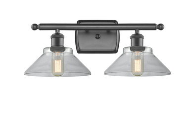 Bathroom Fixtures Two Lights by Innovations ( 405 | 516-2W-OB-G132 Ballston ) 