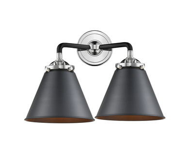 Bathroom Fixtures Two Lights by Innovations ( 405 | 284-2W-BPN-M13-BK-LED Nouveau ) 