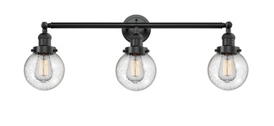 Bathroom Fixtures Three Lights by Innovations ( 405 | 205-OB-G204-6 Franklin Restoration ) 