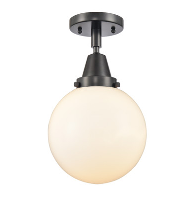 Semi-Flush Mts. Glass Down by Innovations ( 405 | 447-1C-BK-G201-8 Caden ) 