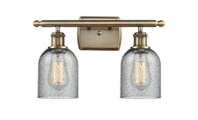 Bathroom Fixtures Two Lights by Innovations ( 405 | 516-2W-AB-G257-LED Ballston ) 