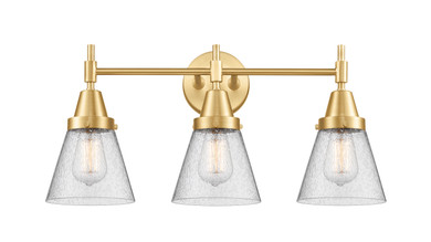 Bathroom Fixtures Three Lights by Innovations ( 405 | 447-3W-SG-G64-LED Caden ) 