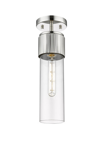 Semi-Flush Mts. Glass Down by Innovations ( 405 | 428-1F-PN-G428-12CL Downtown Urban ) 