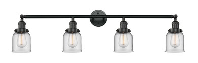 Bathroom Fixtures Four Lights by Innovations ( 405 | 215-BK-G52-LED Franklin Restoration ) 
