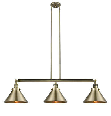 Linear/Island 3 Light Bar by Innovations ( 405 | 213-AB-M10-AB Franklin Restoration ) 